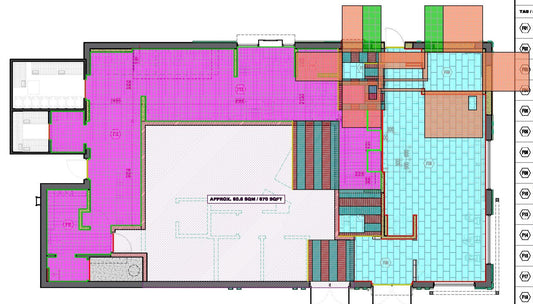 Flooring takeoff done on software RFMS